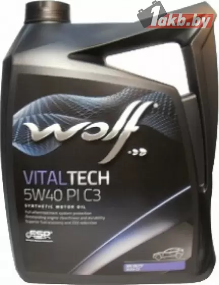 Wolf Vital Tech 5W-40 PI C3 4л