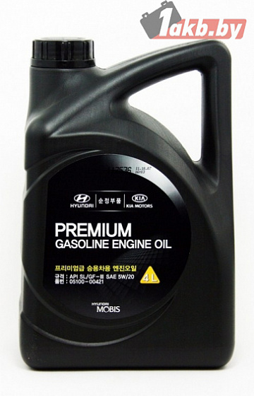 Hyundai/KIA Premium Gasoline SL/GF-3 5W20 4л