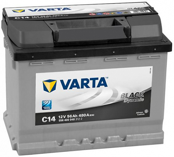 Varta Black Dynamic C14 (56 А/h), 480А R+ (556 400 048)