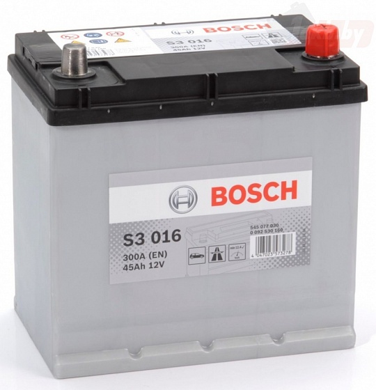Bosch S3 016 (45 А/h), 300A R+ (545 077 030)