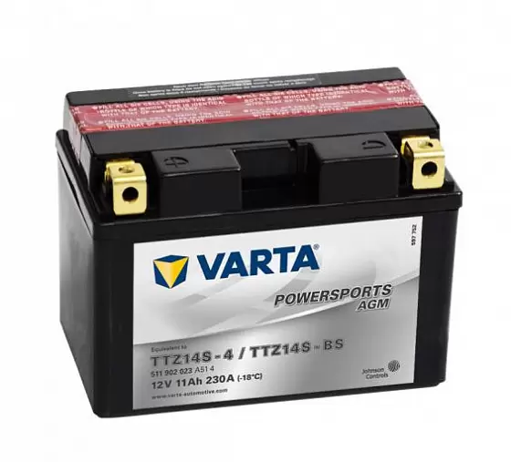 Varta Powersports AGM 511 902 023 (11 A/h), 230A L+