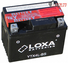Аккумулятор LOXA YTX4L-BS 3Ah R+