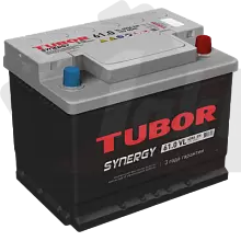 Аккумулятор TUBOR SYNERGY (61 A/h), 600A R+