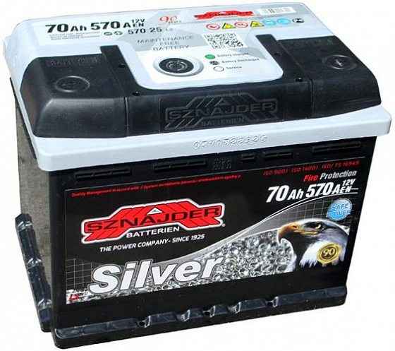 Sznajder Silver (70 A/h), 570A R+