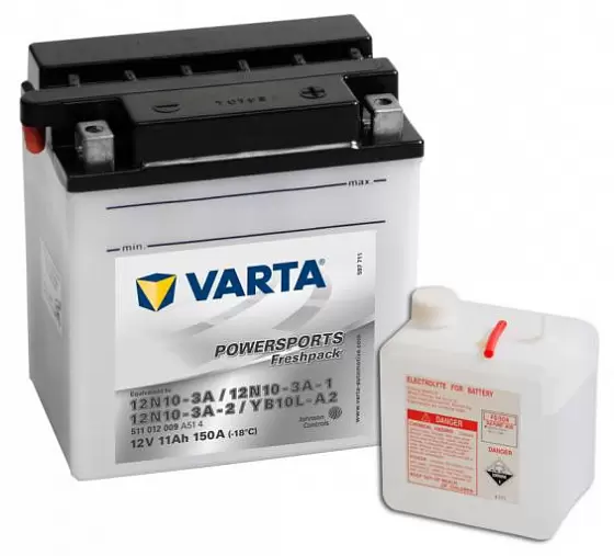 Varta Powersports Freshpack 511 012 009 (11 A/h), 150A R+