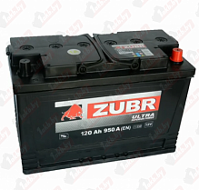 Аккумулятор Zubr Professional (120 A/h), 950А R+