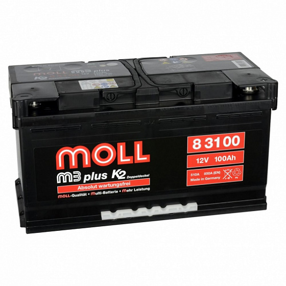 MOLL M3+ (100 A/h), 850А R+