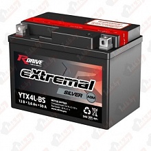 Аккумулятор RDrive eXtremal Silver (3,5 A/h), 50A R+