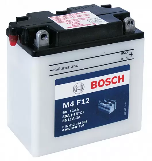 Bosch M4 F12 012 014 008 (12 A/h), 80A R+ 6V