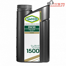 Моторное масло Yacco VX 1500 0W-30 1л