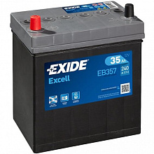 Аккумулятор Exide Excell EB357 (35 A/h), 240A L+ JIS