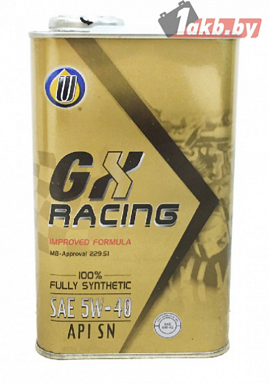 United Oil GX Racing 5W-40 1л