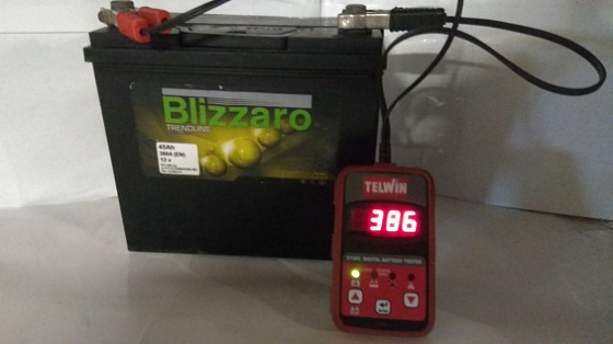 Аккумулятор Б/У Blizzaro Trendline JIS (45 A/h), 386A L+