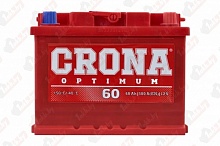 Аккумулятор CRONA 6CT-60 (60 A/h), 500A R+