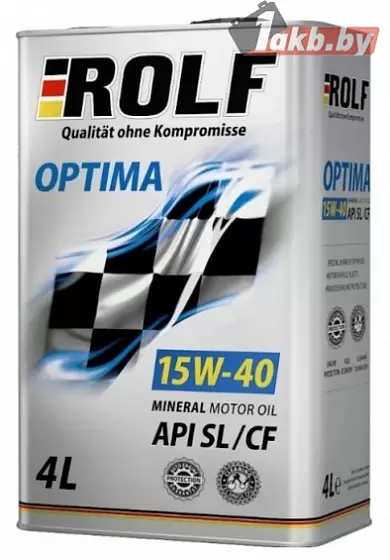 ROLF Optima 15W-40 SL/CF 4л