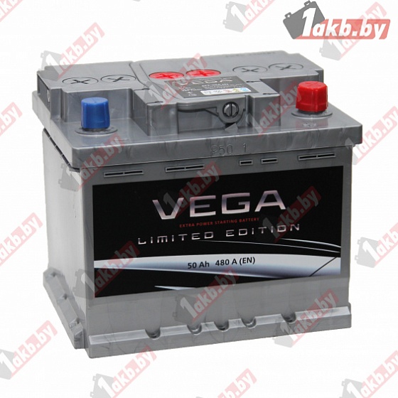 Vega 6СТ-50 е (50 A/h), 480A R+