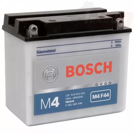 Bosch M4 F44 519 012 019 (19 A/h), 240A L+
