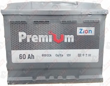 Аккумулятор ZION Premium (62 A/h) 620А, R+