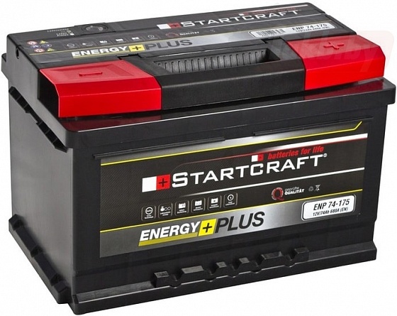 Startcraft Energy Plus (74 A/h), 680A R+