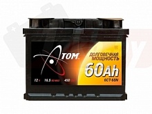 Аккумулятор АТОМ (60 A/h), 430A R+