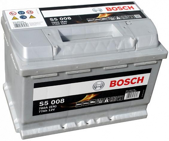 Bosch S5 008 (77 А/h), 780А R+ (577 400 078)