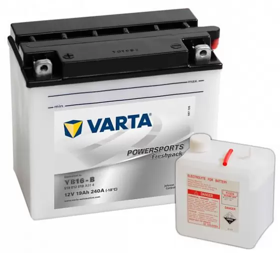 Varta Powersports Freshpack 519 012 019 (19 A/h), 240A L+
