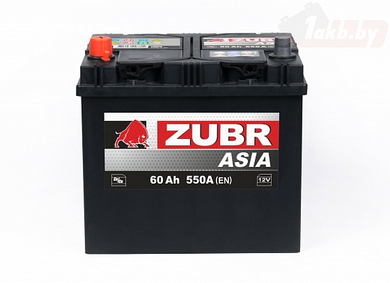 ZUBR Ultra ASIA (60 A/h), 550А R+