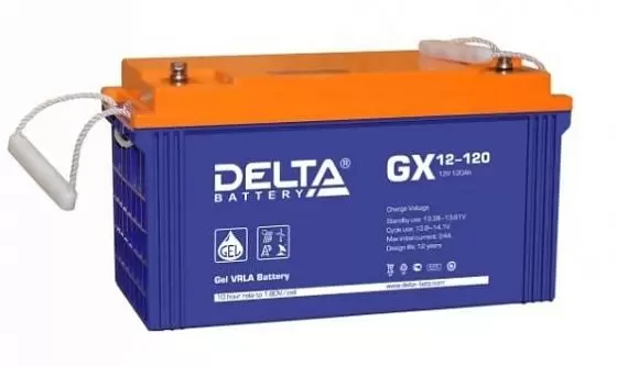 для ИБП Delta GX 12-120 12V-120 Ah