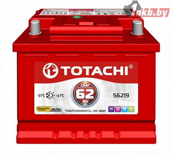 TOTACHI CMF56220 (62Ah), 480A R+