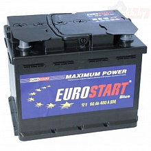 Аккумулятор Eurostart Blue (55 A/h), 430А R+