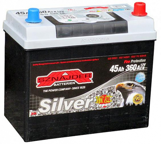 Sznajder Silver Japan (45 A/h), 360A R+