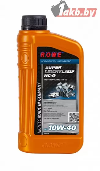 ROWE Hightec Super Leichtlauf HC-O SAE 10W-40 1л
