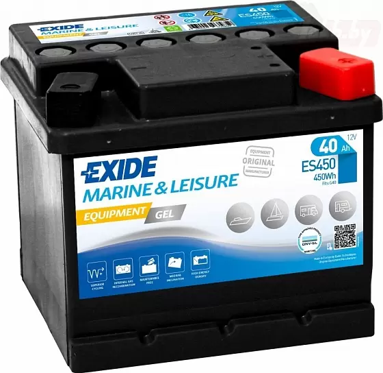 Exide Equipment Gel ES450 (40 A/h), 450Wh R+