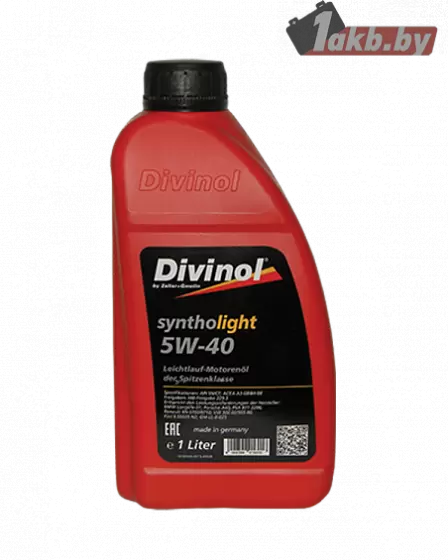 Divinol Syntholight 5W-40 1л